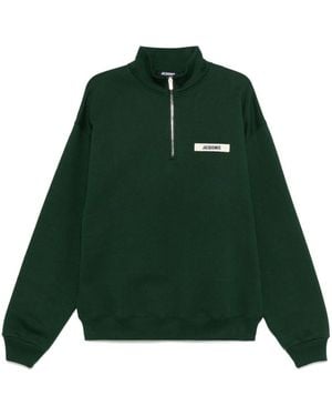 Jacquemus The Gros Grain Sweatshirt - Green