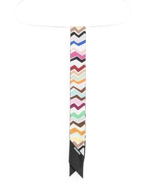 Missoni Zig-Zag Pattern Scarf - Metallic