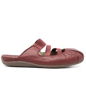 PUMA Speedcat Logo-Embossed Leather Mules - Brown