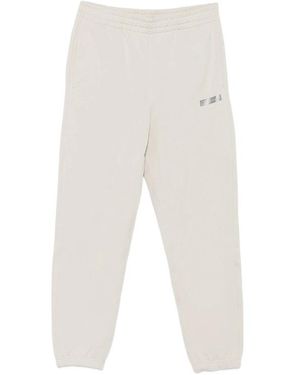 Calvin Klein Logo-Patch Track Trousers - White