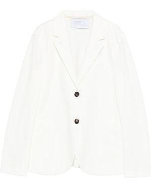 Harris Wharf London Honeycomb Blazer - White