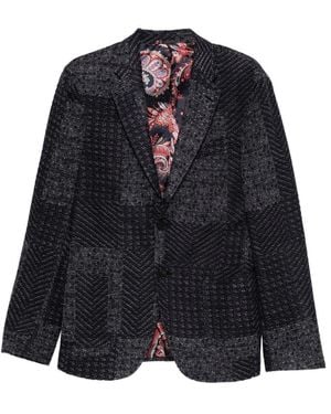 Etro Paisley-Lined Jacket - Black