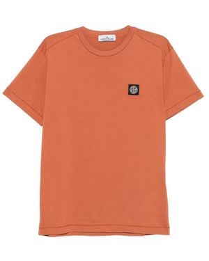 Stone Island T-Shirts & Vests - Orange