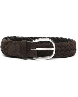 Orciani Suede Plot Belt - Black