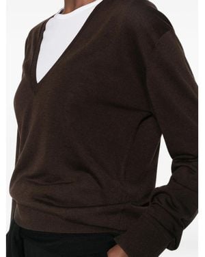 TOTEME V-Neck Sweater - Black
