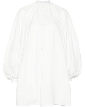 Marrakshi Life Balloon Sleeve Dress - White