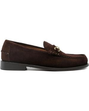 Sebago Horsebit Suede Loafers - Black
