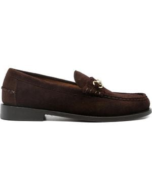 Sebago Horsebit Suede Loafers - Black