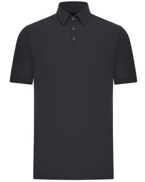 Zanone Slim-Fit Polo Shirt - Black