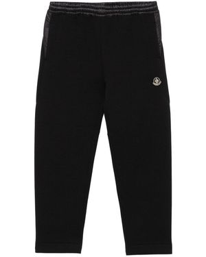 Moncler Year Of The Snake-Patch Track Trousers - Black