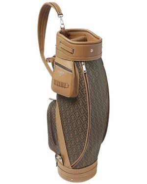 Fendi Diagonal Golf Bag - Natural