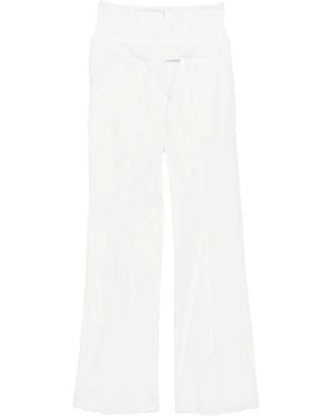 The Seafarer Straight-Leg Trousers - White