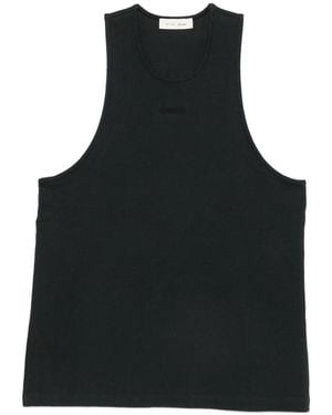 Fear Of God Essentials Logo-Patch Tank Top - Black