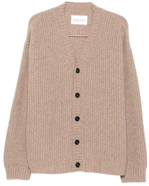Roberto Collina V-Neck Cardigan - Brown