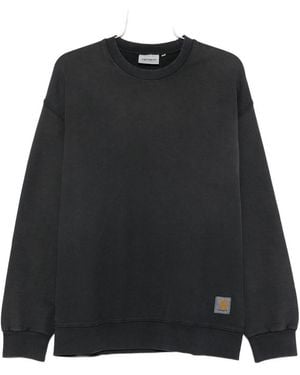Carhartt Crew-Neck Cotton Sweatshirt - Black