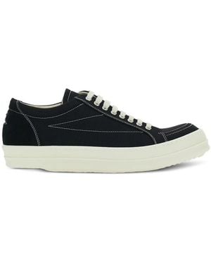 Rick Owens Temple Star-Appliqué Trainers - Black