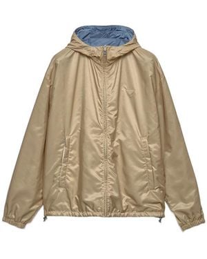 Prada Reversible Re-Nylon Jacket - Natural