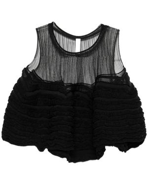 CFCL Ruffled Top - Black