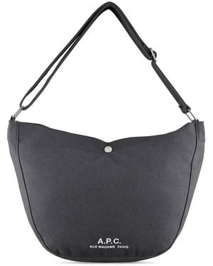 A.P.C. A. P.C. Journal Messenger Bag - Black