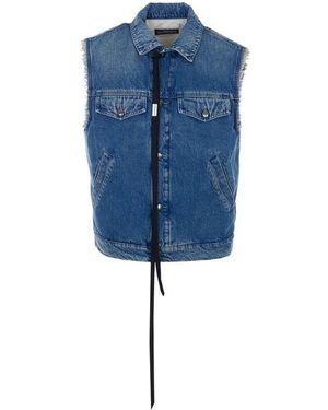 Ann Demeulemeester Jackets - Blue
