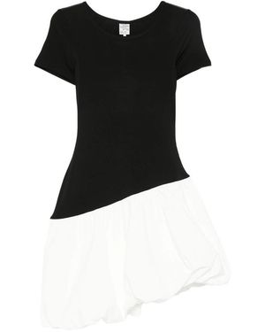 Baum und Pferdgarten Short-Sleeve Balloon-Hem Dress - Black