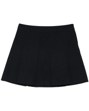 A.P.C. Pleated Mini Skirt - Black
