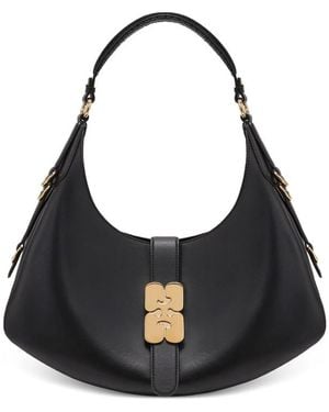 Ganni Crescent Shoulder Bag - Black