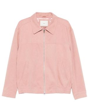 DUNST Zipped Bomber Jacket - Pink
