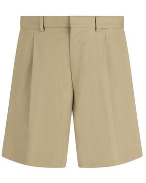 Prada Neutrals Trousers - Natural