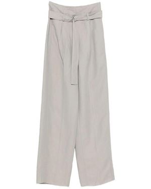 The Seafarer Irony Belt Trousers - Grey