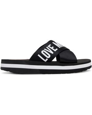 Love Moschino Pantoletten Ja28324G0Mix3000 - Schwarz
