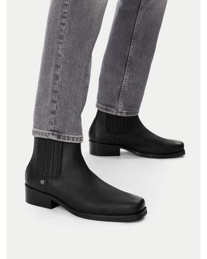 Guess Klassische Stiefeletten Eo-Keanu-02 Mi24 - Schwarz