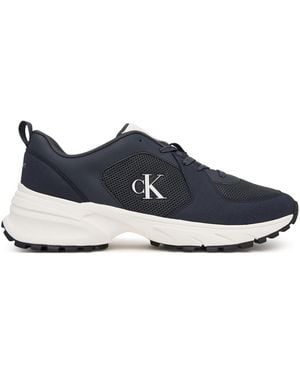 Calvin Klein Sneakers Hike Runner Lace Up Su Mesh Hm0Hm02448 - Blau
