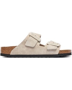 Birkenstock Pantoletten Arizona Cushion Buckle 1033088 - Natur