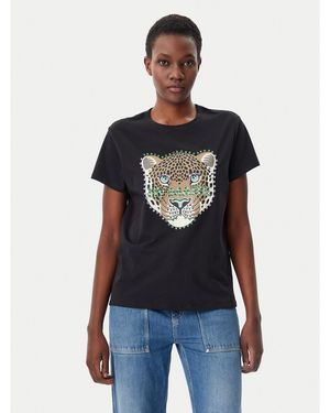 Lola Casademunt T-Shirt Ms2515004 Relaxed Fit - Schwarz