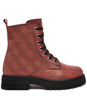Piazza Schnürstiefeletten 960302 - Rot
