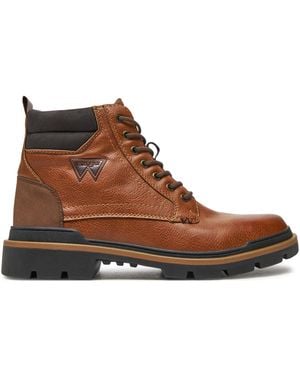 Wrangler Schnürstiefeletten Nevada 20243033.Jcu - Braun