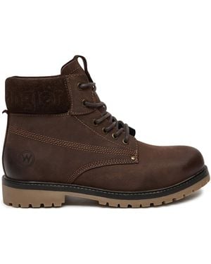 Wrangler Schnürstiefeletten Arch High 20243041.Iku - Braun