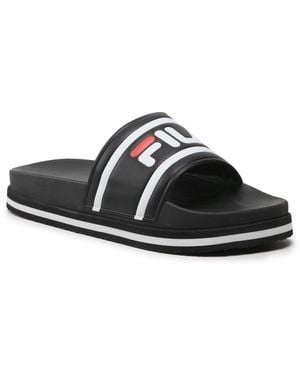Fila Pantoletten Morro Bay Zeppa Wmn Ffw0048 - Schwarz
