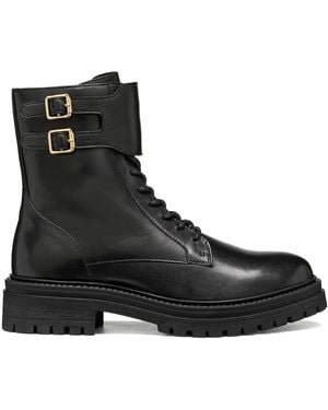 Geox Schnürschuhe D Iridea D66Hre 00043 C9999 - Schwarz