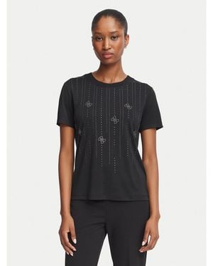 Guess T-Shirt W6Bi29 K6050 Regular Fit - Schwarz