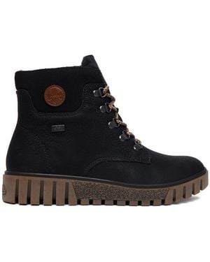 Rieker Schnürschuhe Ceo-Y3433-00 - Schwarz