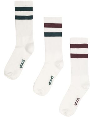 Sprandi 3Er-Set Hohe -Socken 0Ub-004-Aw23 (3-Pack) - Weiß