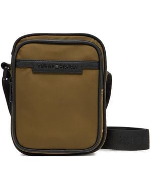 Tommy Hilfiger Umhängetasche Th Repreve Mini Reporter Am0Am13465 - Grün