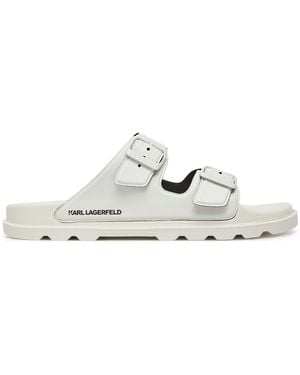 Karl Lagerfeld Pantoletten Kondo Tred Kl70975 - Weiß
