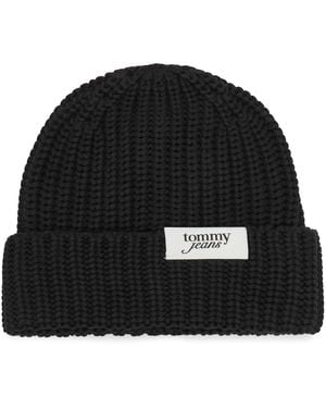 Tommy Hilfiger Mütze Script Aw0Aw18972 - Schwarz