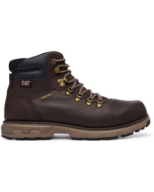 Caterpillar Schnürstiefeletten Pursue Hiker Wp P726852 - Braun