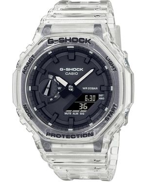 G-Shock Uhr Ga-2100Ske-7Aer Weiß - Mettallic
