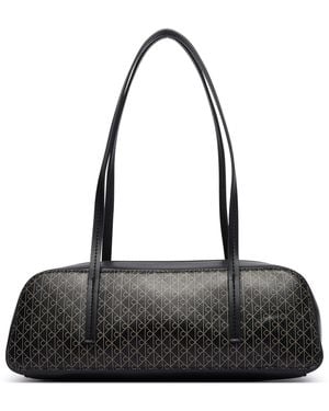 Calvin Klein Handtasche Emblem Aop Bauletto Lv04F3585G - Schwarz