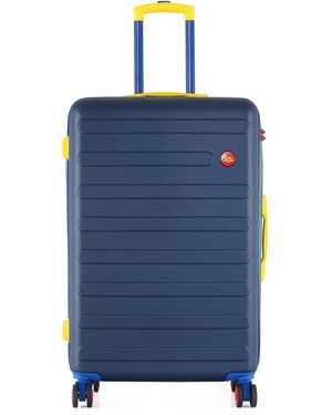 Semi Line Großer Koffer T5847-3 - Blau
